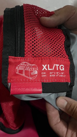 Bolsa The North Face Roja de 130 L