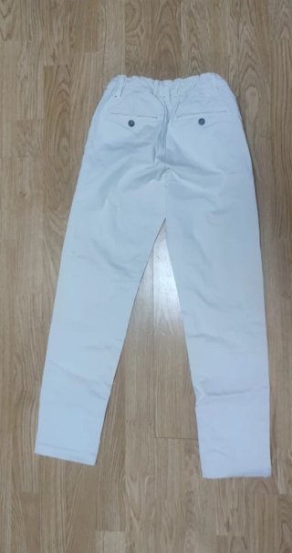 Pantalón largo niño beige