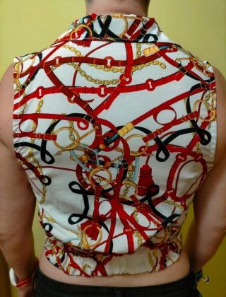 Top Made in Italy Estampado