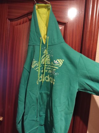 Sudadera Adidas Verde y Amarilla