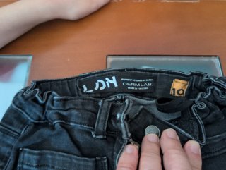 Pantalón campana niña T.10