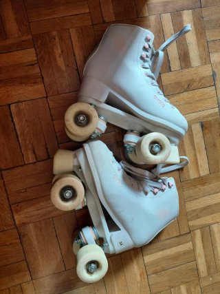 Patines Oxelo Talla 34 + Protecciones + bolsa