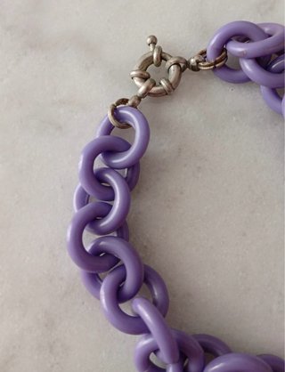 Bracciale Love Objects lilla cuore Y2K