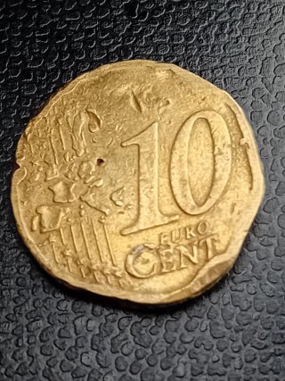 Moneda 10 céntimos Euro Portugal Rara