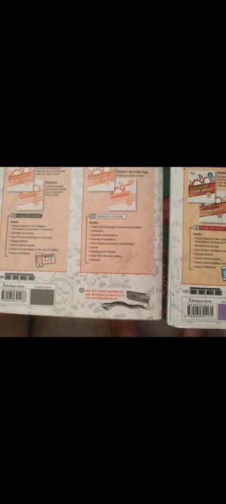 Libros de texto colegio Giovanni A. Farina 4 ESO.