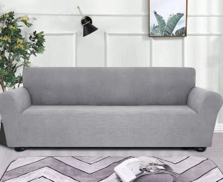 Funda elástica sofá gris 2/3 plazas