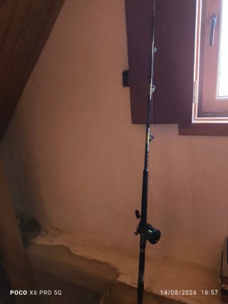 Combo Caña grauvell y Carrete Shimano Curricán