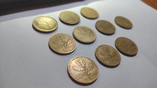 20 Lire Ramo di Quercia Rep Ita 10 Pz 57 58 70 81
