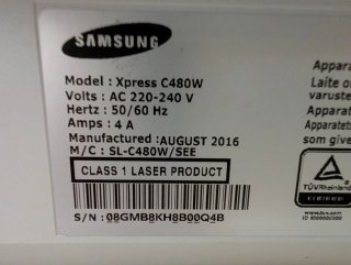 Impresora Samsung Xpress C480W Multifunción