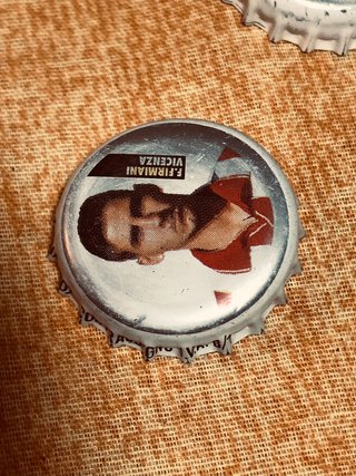 Lotto 9 Tappi Corona Calciatori anni 90