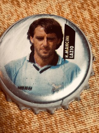 Lotto 9 Tappi Corona Calciatori anni 90
