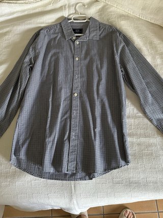 Camisa Springfield cuadros azul y blanco