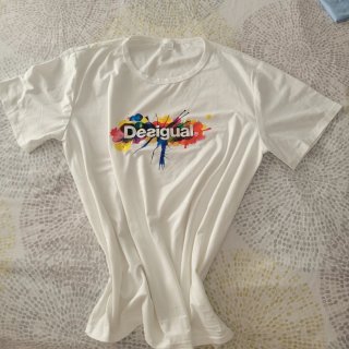 Camiseta Desigual Blanca Talla XL