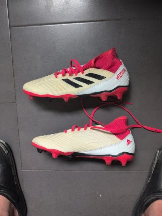 Zapatillas Adidas Predator 18.3 Blanco/rojo