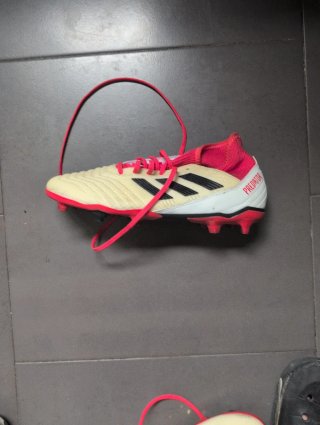 Zapatillas Adidas Predator 18.3 Blanco/rojo