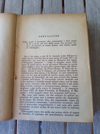 I Tre Moschettieri di Dumas Edizioni Barion 1935
