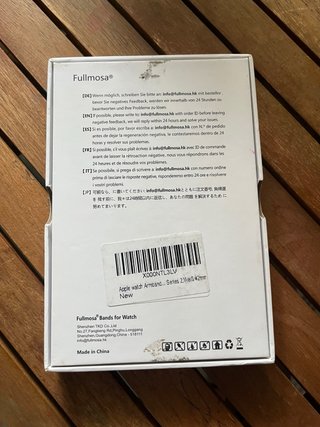 Correa Fullmosa para Apple Watch Blanca