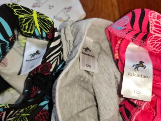 Lote 4 shorts niña Talla 122