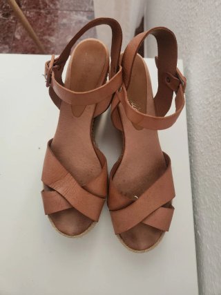 Sandalias cuña Manolita Barcelona Talla 41