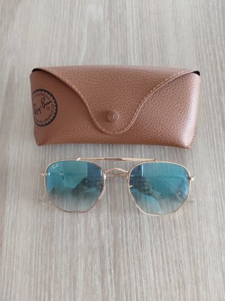 Gafas Ray Ban Hombre Azul Dorado