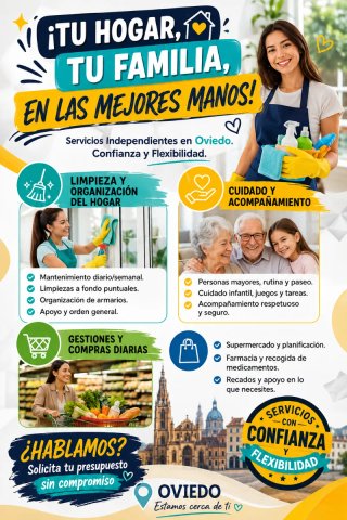 Servicios de cuidado y otros..