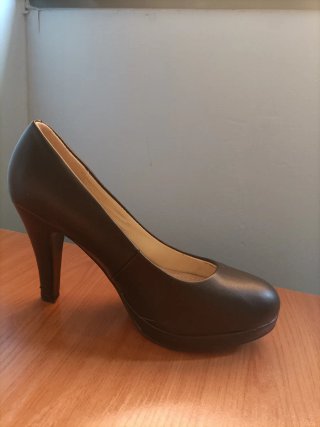 Zapatos tacón salón negros talla 36