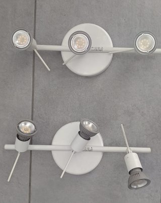 Lámparas de techo IKEA 3 focos