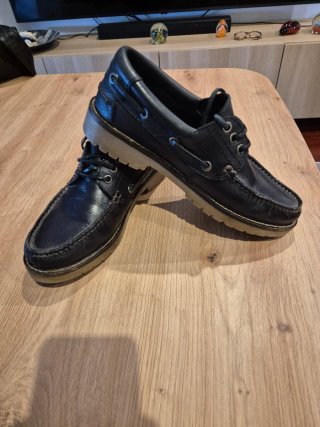 Nauticos piel Kipe's Unisex azul marino