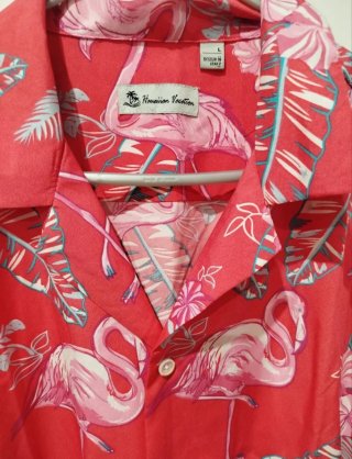 Camisa Jamaica Flamencos Talla L