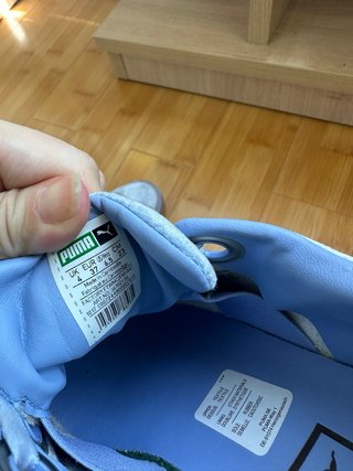 Zapatillas Puma Azules con lazo