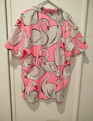 Camisa estampada Cisnes Rosa