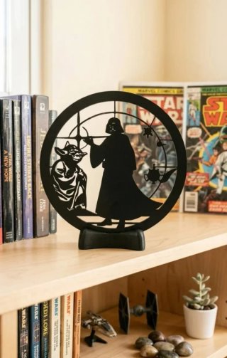 Decoración Star Wars Darth Vader Yoda
