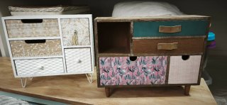Joyeros de madera decorados