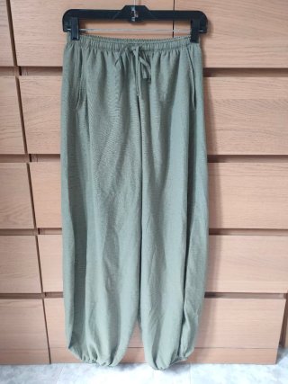 Pantalón bombacho verde talla única