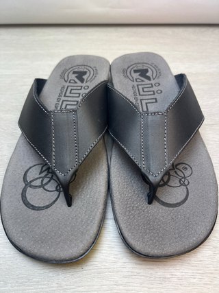 Chanclas de piel Talla 40 Hombre