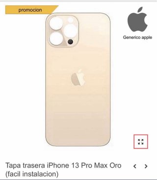 Cristallo posteriore iPhone 13 Pro Max