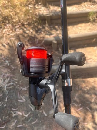 Caña Pesca Feeder 360 +  Carrete Okuma