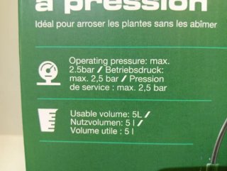 Pulverizador PARKSIDE 5L