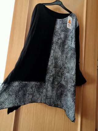 Blusa fina con estampado