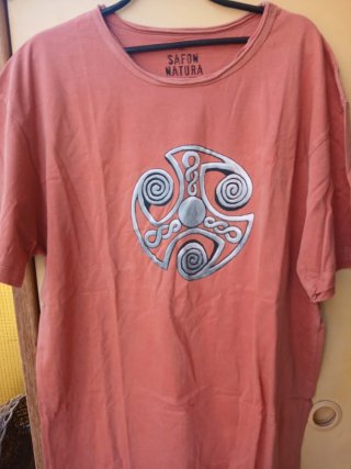 Camiseta de algodón con estampado