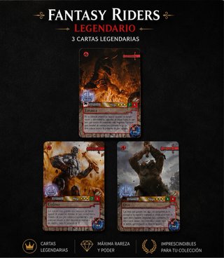 Cartas Fantasy Riders Legendario