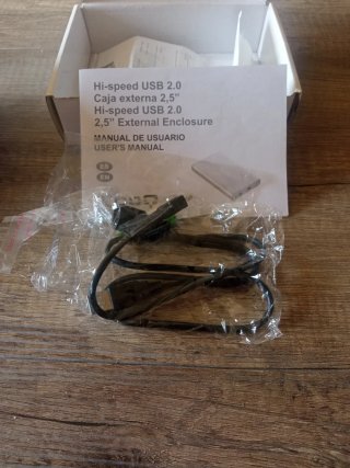 Caja Externa Tooq 2.5 HDD IDE/SATA USB 2.0