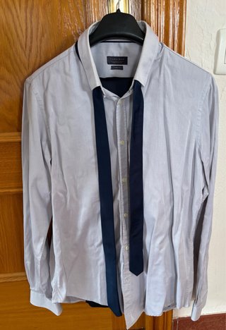 Traje Zara Hombre Azul
