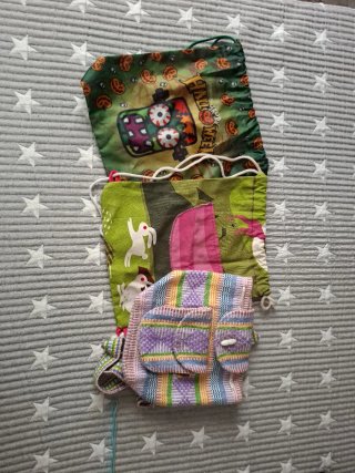 Lote bolsos y mochilas niña