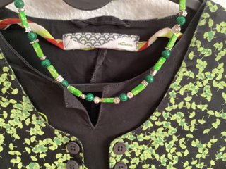 Vestido SKUNFUNK Negro y Verde
