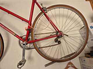 Bicicleta Clásica Roja