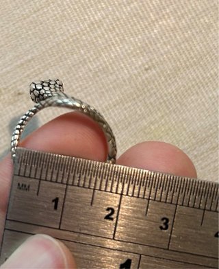 Anillo Serpiente Plata 925