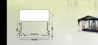 Avance caravana Ticamo Turin W-1025 COMO NUEVO!
