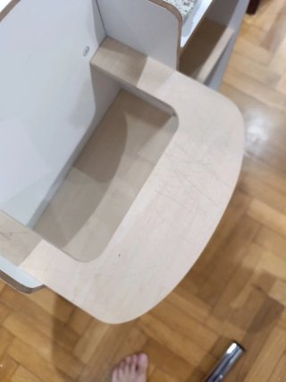 Cambiador con bañera y trona de juguete