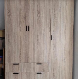 Armario 3 puertas madera